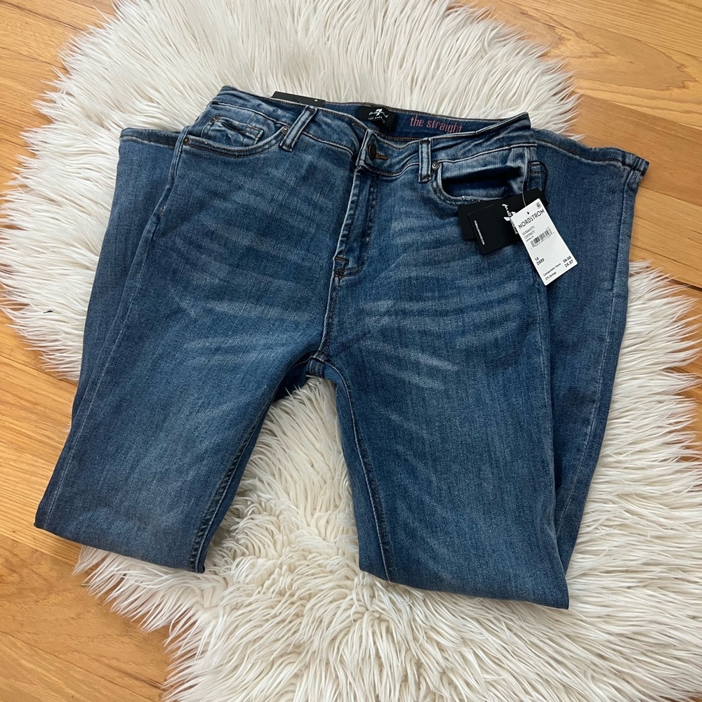 Boys Dark Blue Straight Fit Jeans